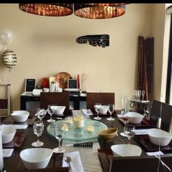 Dining table (8 Chairs)