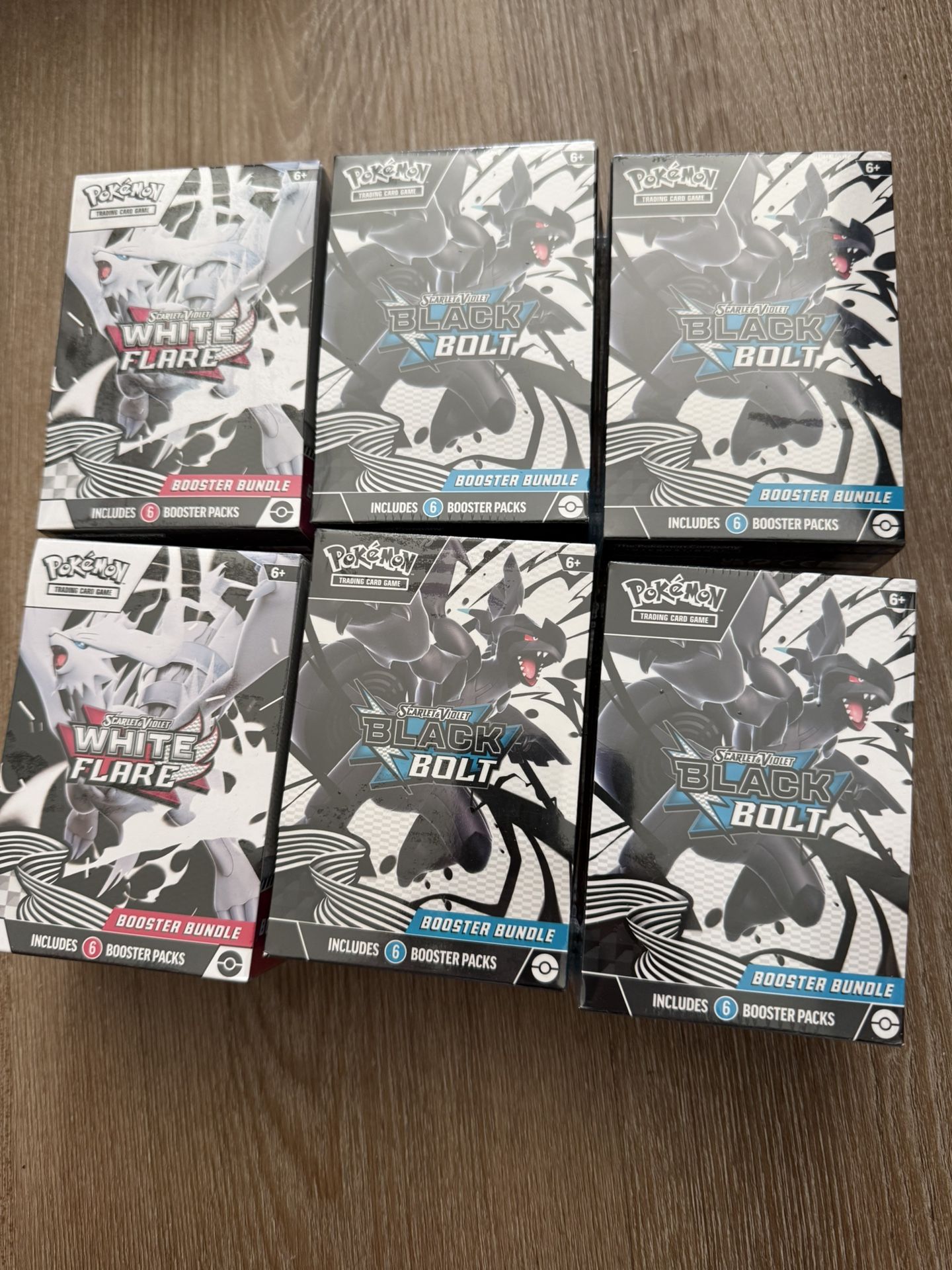 Pokemon tCG Black Bolt White Flare Booster Bundle $45