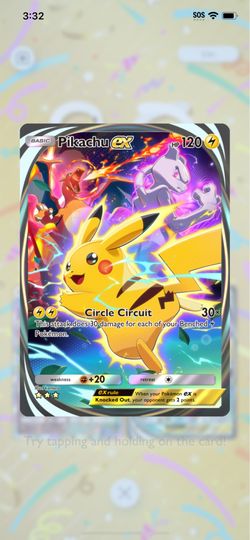 Pikachu Pokemon TCG Pocket Card