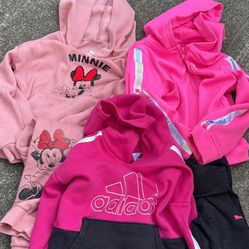 Girls 3 Outfit Sets Size 3-4T