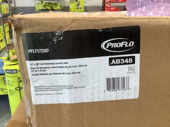 PROFLO 20" Drop In Single Basin SMC Laundry Sink