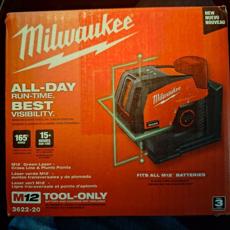 Milwaukee Green Laser Digital Tool