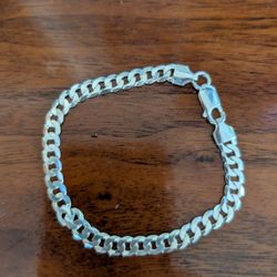 Sterling Silver 7" Curb Bracelet 