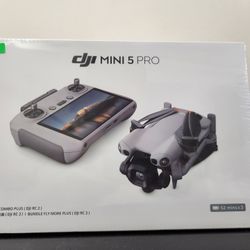Brand new sealed Mini 5 Pro Fly More Combo Plus (DJI RC 2) Camera Drone (3 Batteries Plus), $1549

Includes DJI Mini 5 Pro, DJI RC 2 controller, three