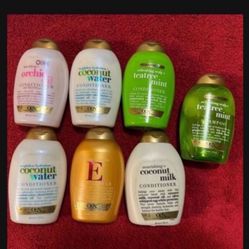 CA.  OGX. 6 CONDITIONERS. $4.00 EACH. 