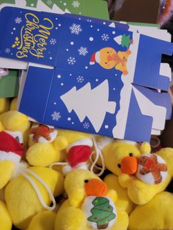 24 Sets Christmas Mini duck