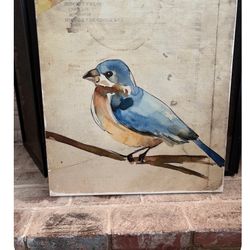 Picture For Wall, Bird On Branch