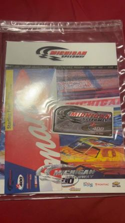 NASCAR Michigan Speedway Collectible Magazine In Holder