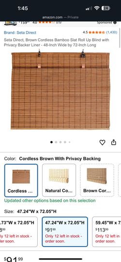 Seta direct bamboo blinds