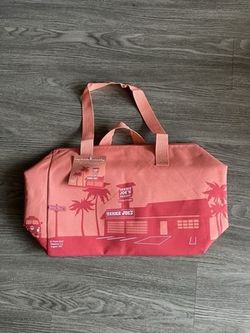 Peach Trader Joe’s Large Insulated Bag 