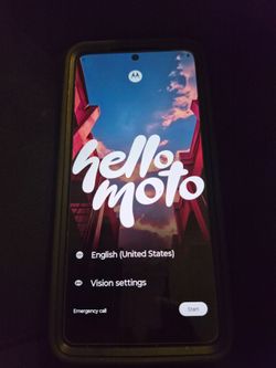 Cricket wireless unlocked  moto 5g with stylus
