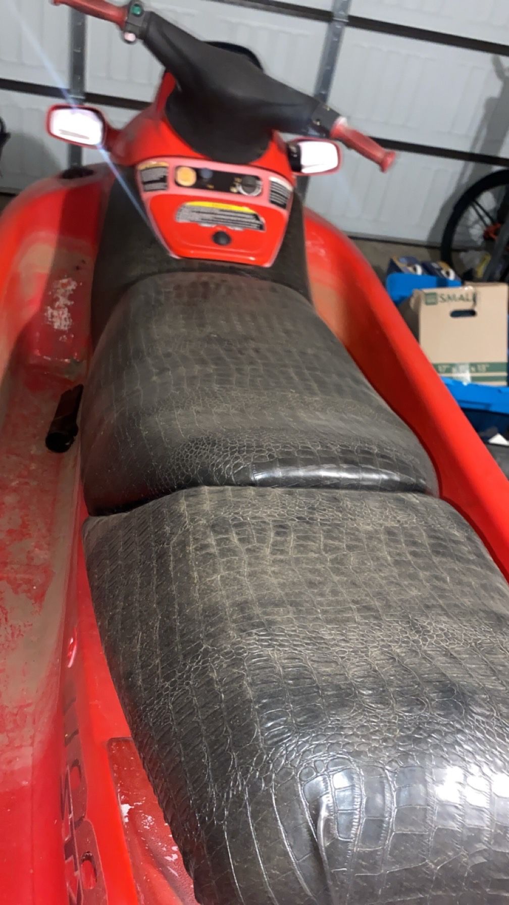 Jet ski and trailer