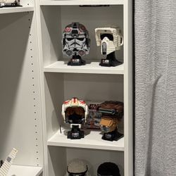 Complete LEGO Star Wars Helmet Collection - All 14
