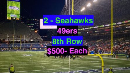 Seahawks 49ers Tickets