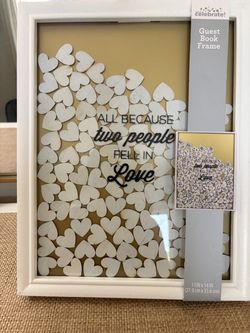 Wedding 👰🏻‍♀️ Guest Book Frame ❤️