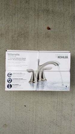 New Kohler Williamette Kohler 4” Centerset Bathroom Faucet R99900-4D1-BN