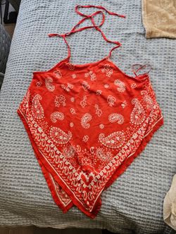 Xl flowy halter top