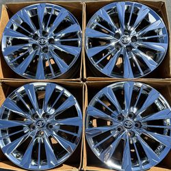 20” Toyota Grand Highlander factory wheels chrome clad rims OEM new 2025