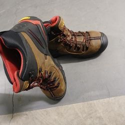 construction boots Red Olivo/Leather Brown 