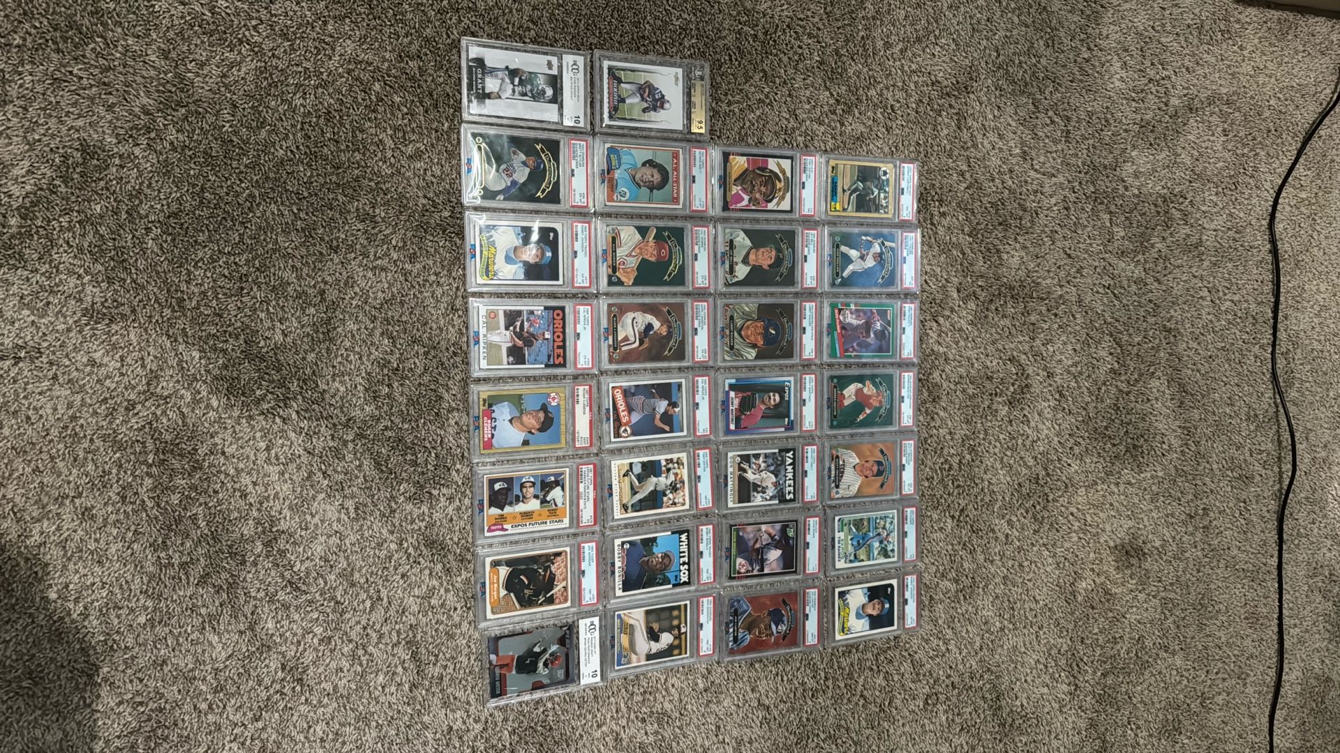 Graded Cards $10 Each Or $280 For All
