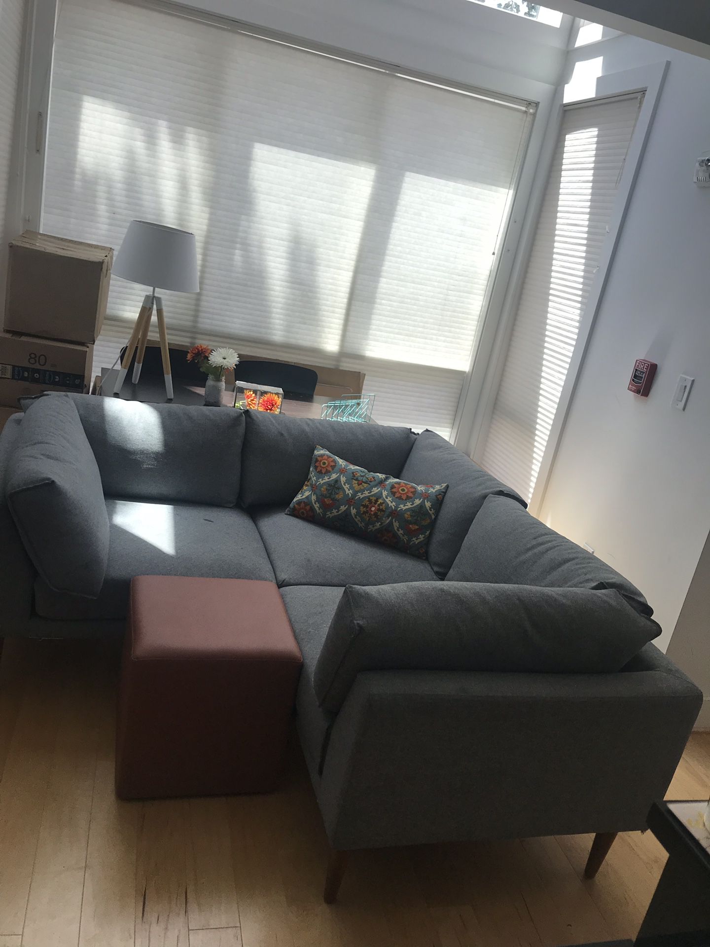 Light Grey Sectional Sofa