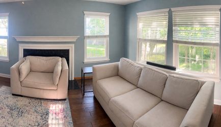 Sofa Chair and ottoman