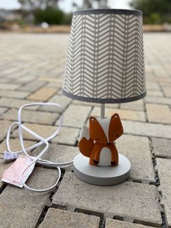 Baby/kids fox table lamp