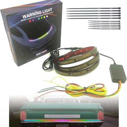 Decorative LED Light Bar for car, Waterproof Multi-Function Light Bars for Modify Sedan, Hatchback, MPV, SUV (Multi-Color Rear Light Strip 48 inch)