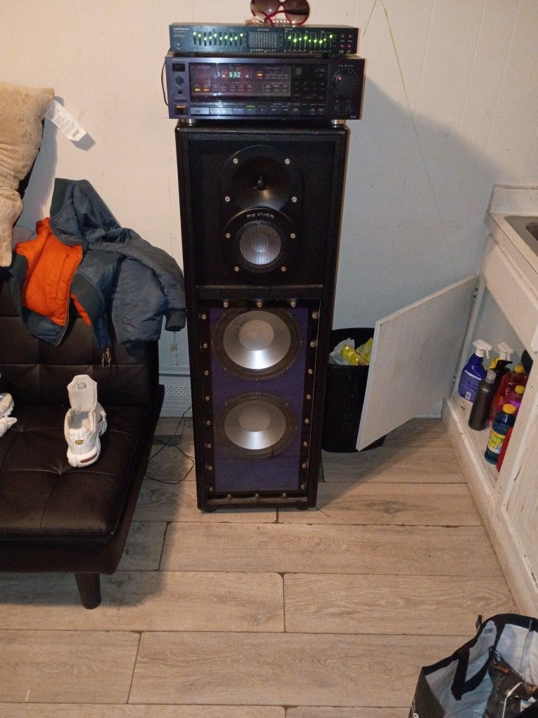 Pro Studio Subwoofer Mids High Studio Speaker