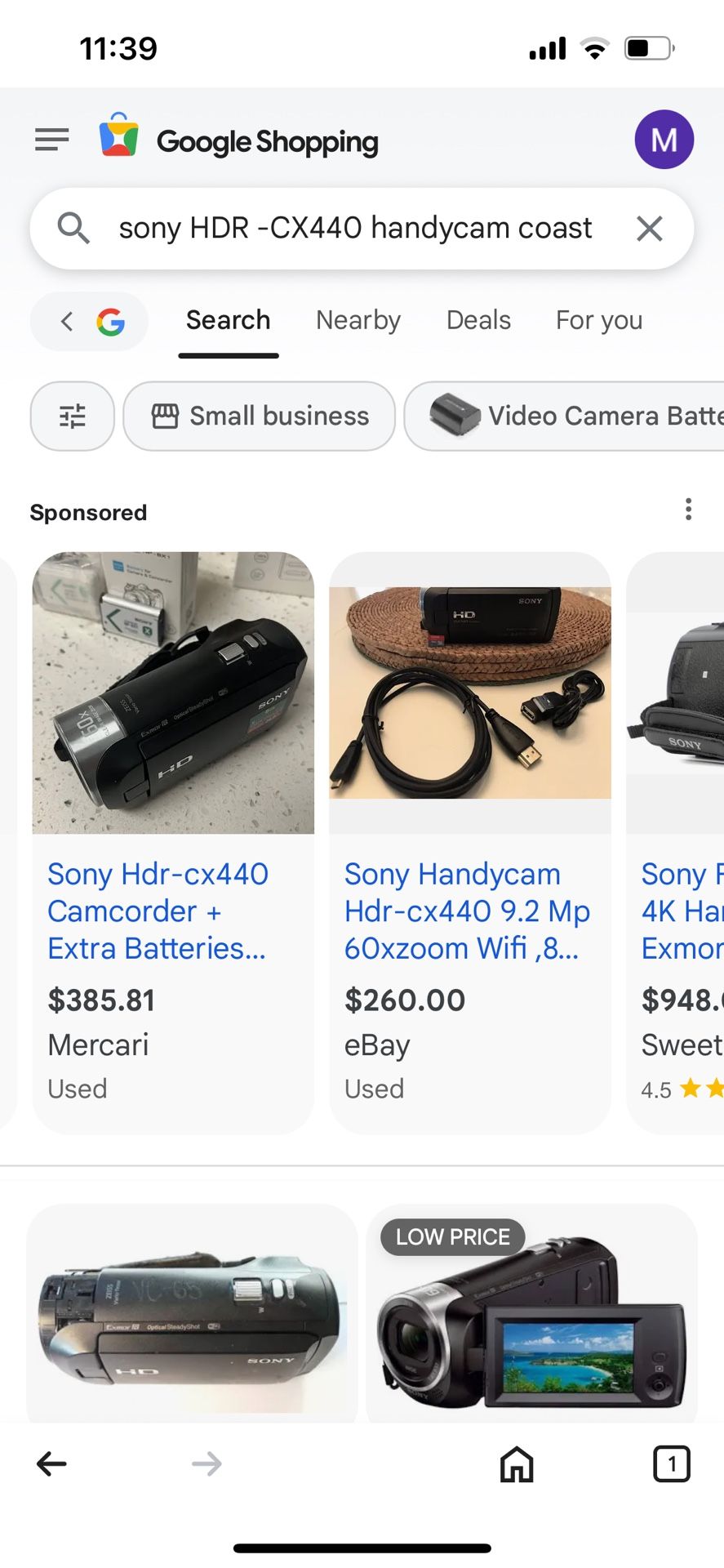 Sony Handyman Camera