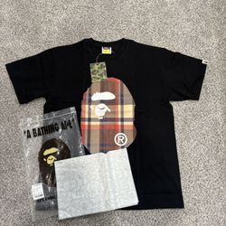 Brand New Bape X Burberry Shirt, Tags & Receipt 