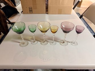 Colored Glass Stemware
