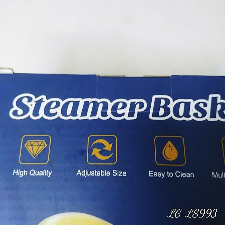 Steamer Basket With Silicon Hand Clip.