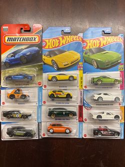 Hot Wheels & Matchbox Die-Cast Cars Lot of 12