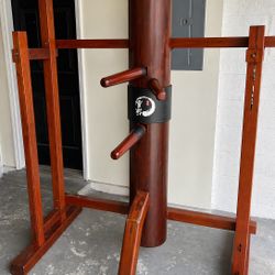 Wing-chun Dummy, Real Red Mohagany Wood
