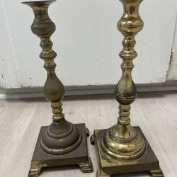 Brass candle stick holder