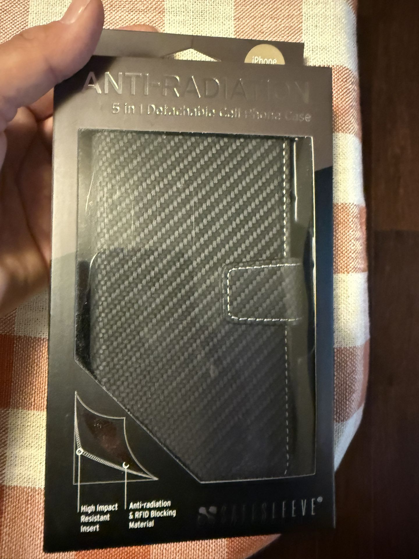 SafeSleeve Detachable Anti-Radiation Phone Case