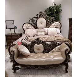 Luxury Queen Size Bed Frame  // Mattress Sold Separately 