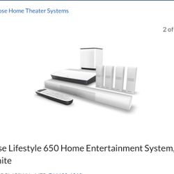 Bose Lifestyle 650 Home Theatre System (Used)