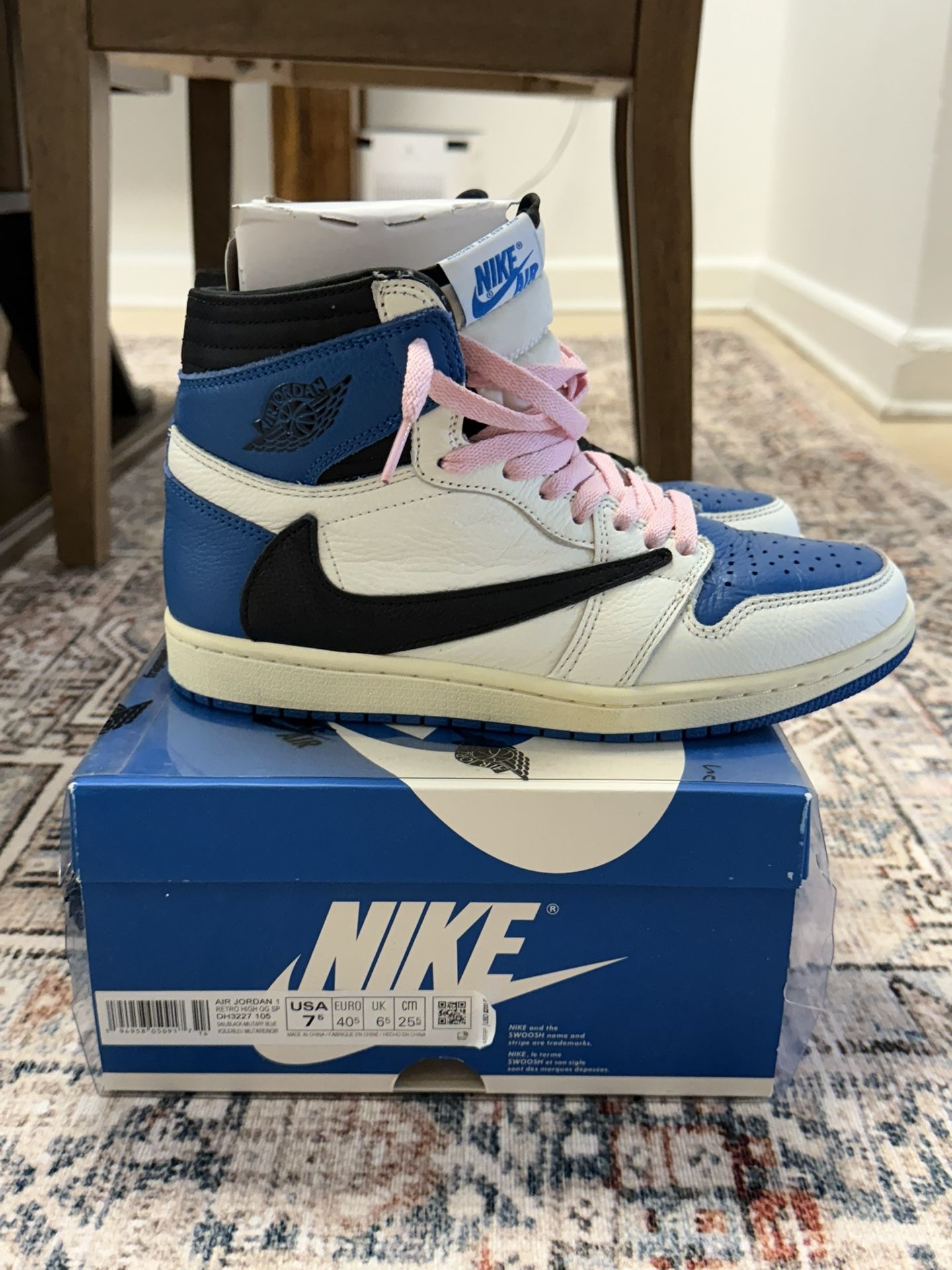Jordan 1 High Travis X Fragment
