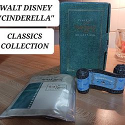 WALT DISNEY CLASSICS COLLEC OPENING TITLE FROM "CINDERELLA" MOVIE SCROLL FIGURINE READ DESCRIPTION