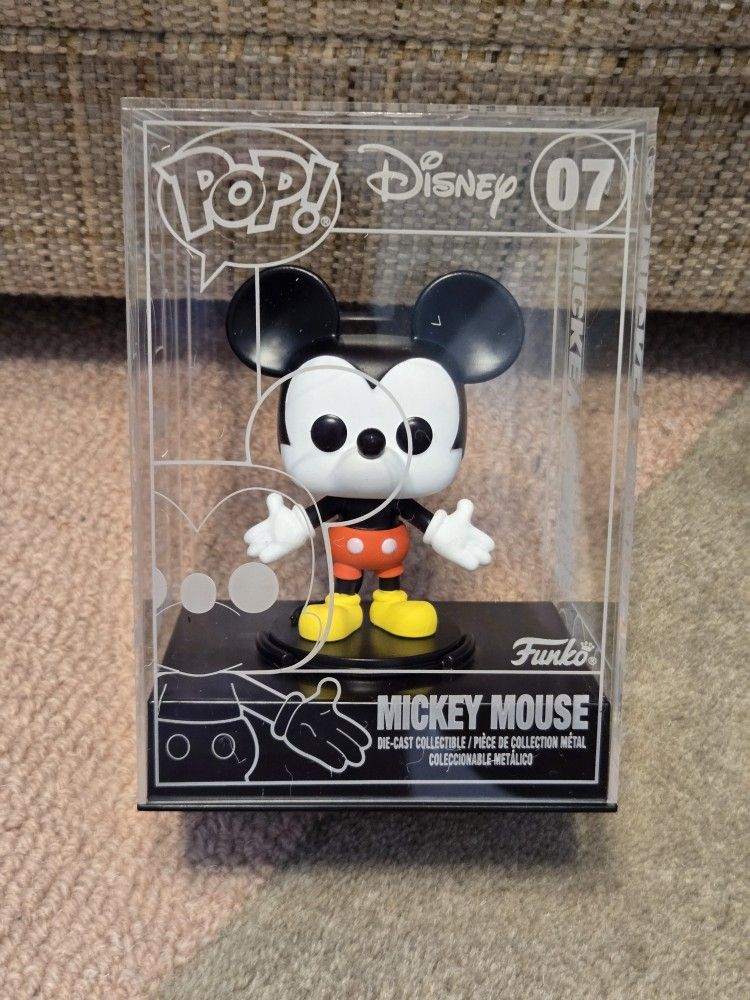 Disney Mickey Mouse EXCLUSIVE Die-Cast Metal Funko Pop