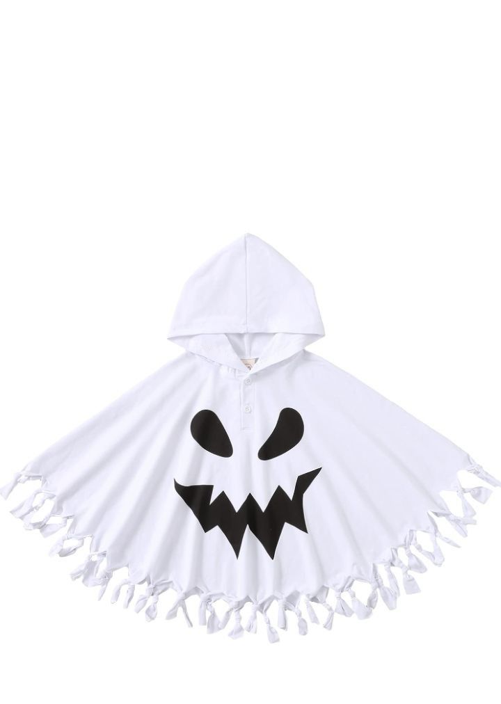 Toddler Boy Girl Ghost Costume Cloak