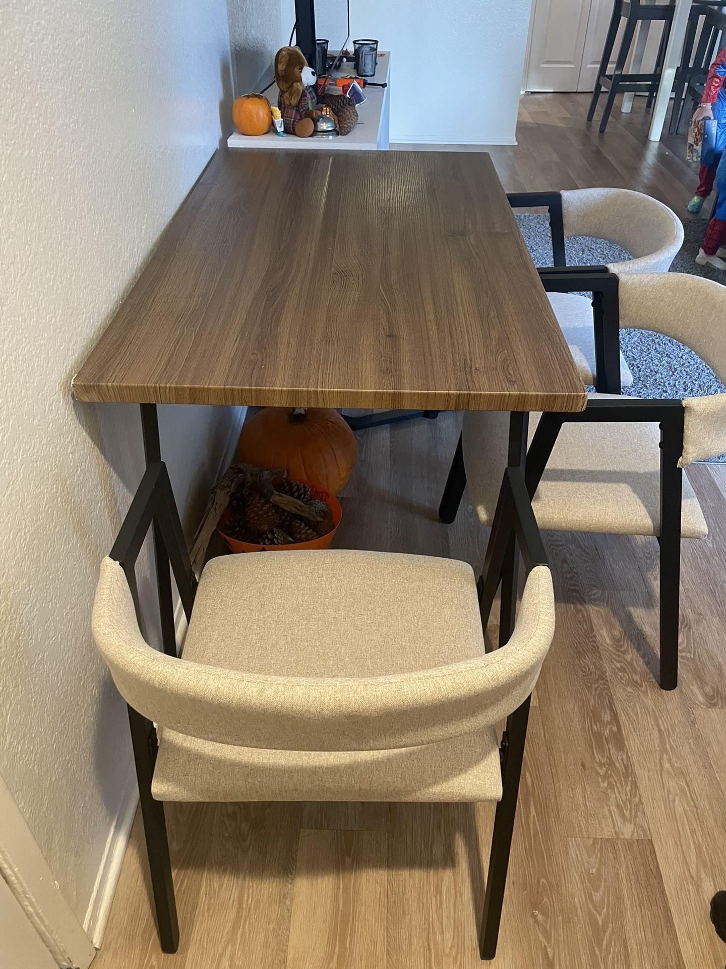 Table And 3 Chairs