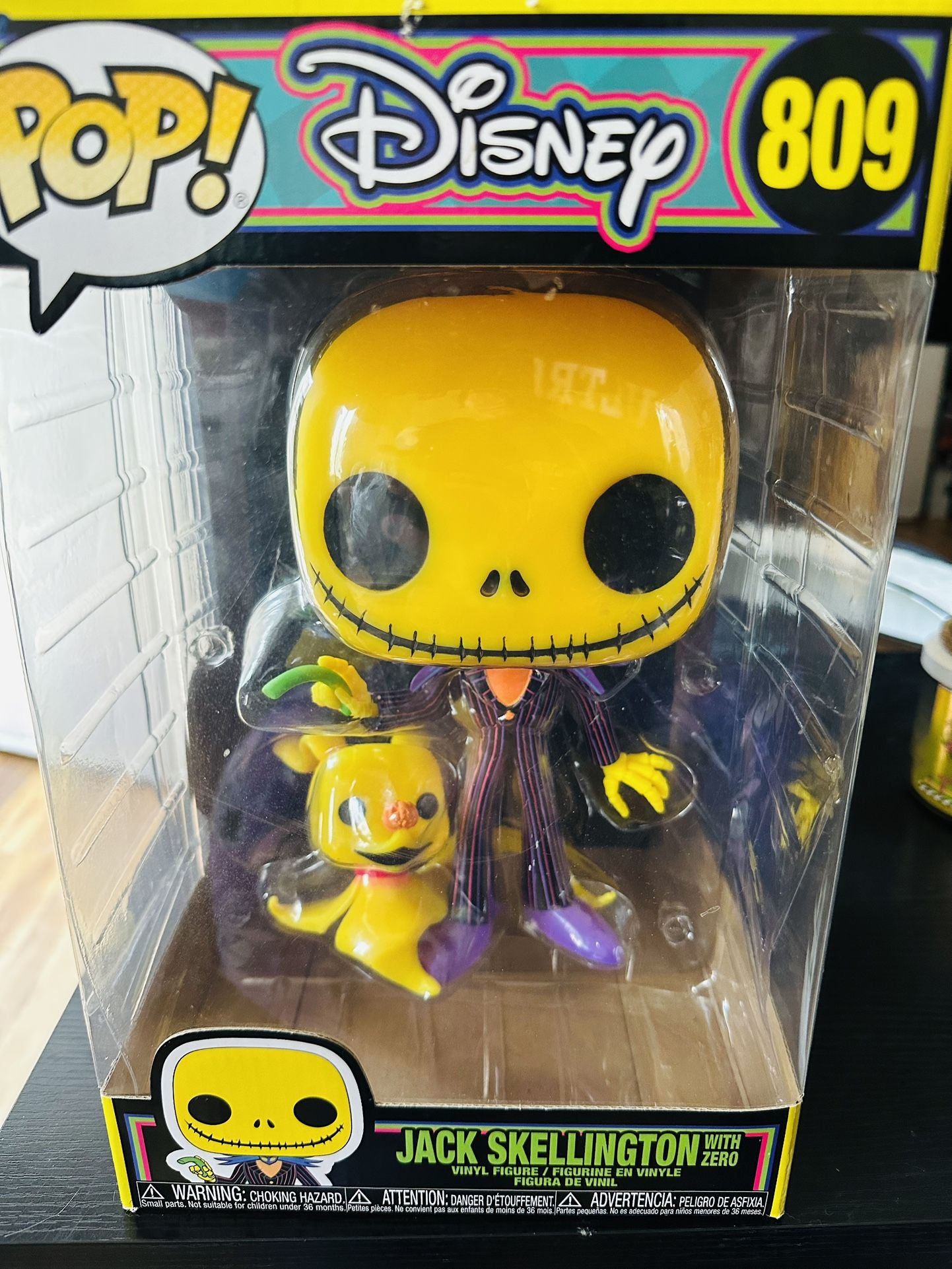 Jumbo Jack Skellington With Zero Pop