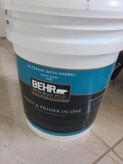 5 Gallon Exterior Satin Paint 