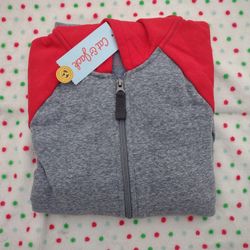Boys' Medium 8/10 Fleece Zip-Up Hoodie - Cat & Jack 