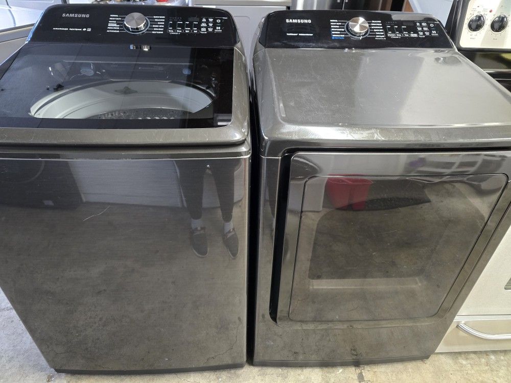 Samsung Washer & Dryer Set - Gray