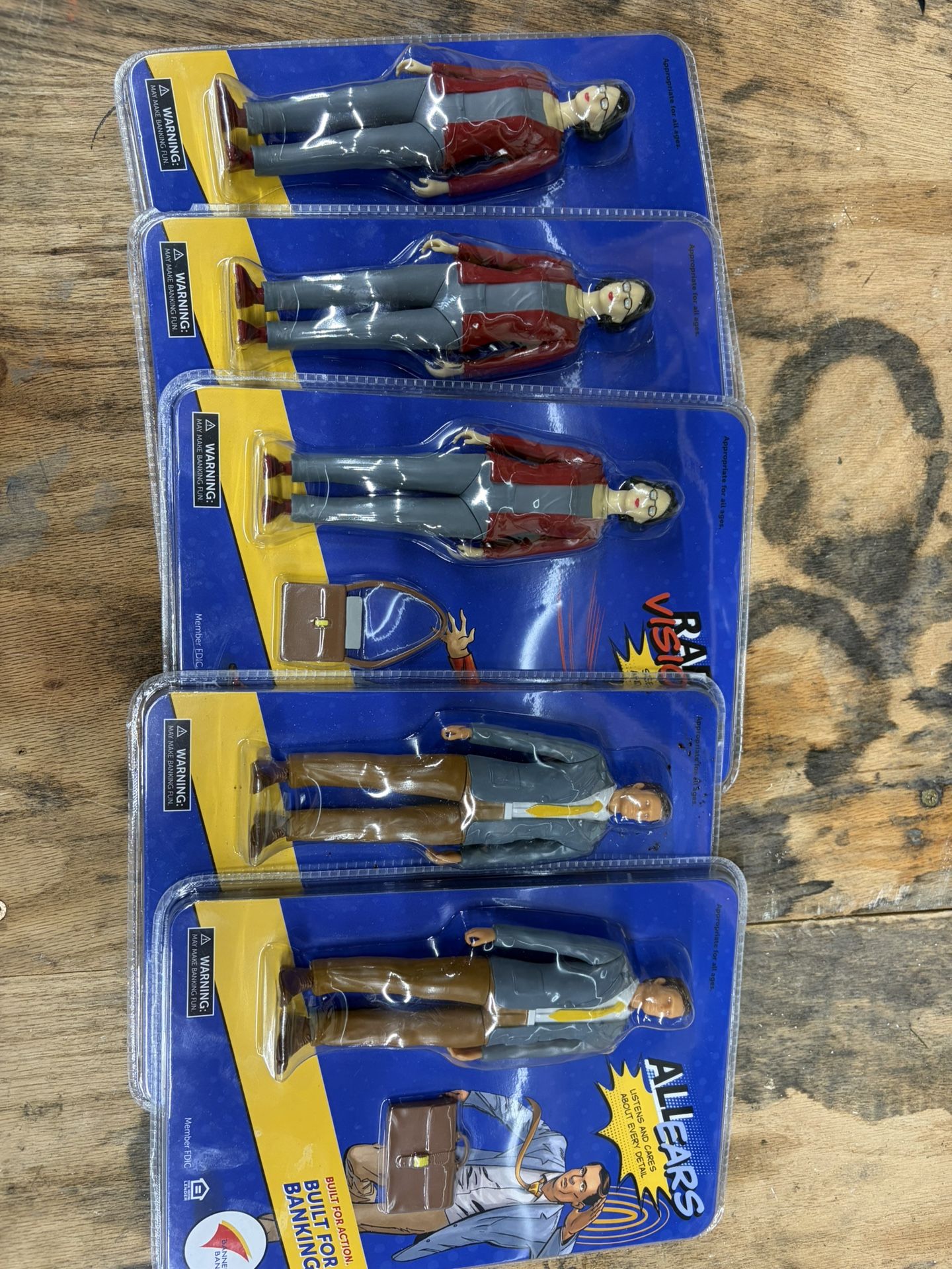 Banner Bank Action Figures