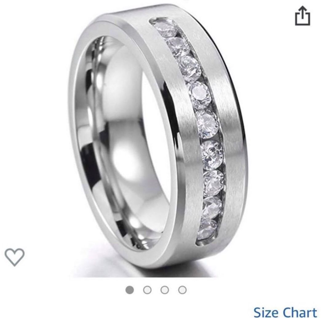 Men’s wedding rings size 12